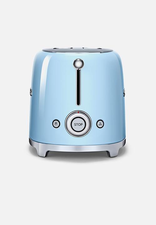 smeg - Retro 950w 2 slice toaster - pastel blue