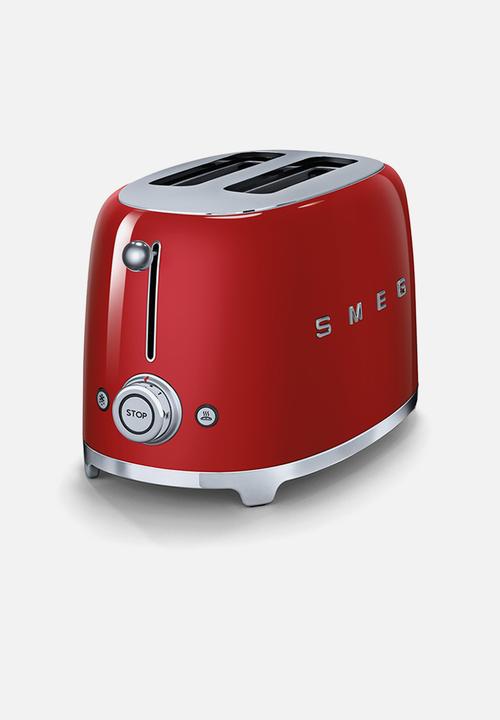smeg - Retro 950w 2 slice toaster - red