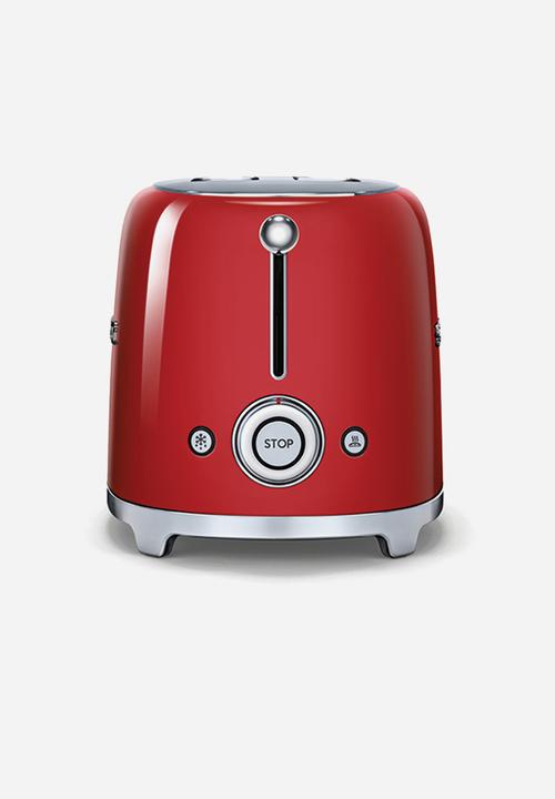 smeg - Retro 950w 2 slice toaster - red