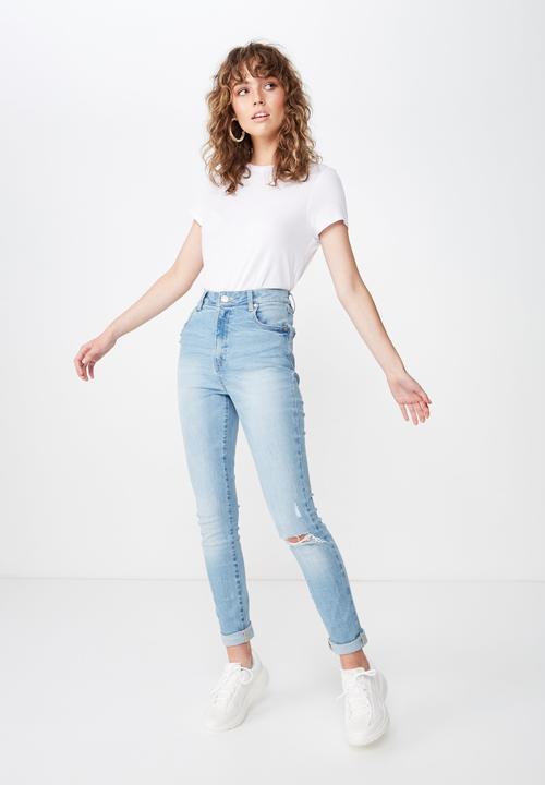 Cotton On - High rise skinny jean - blue