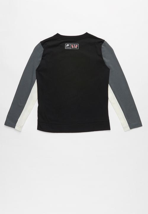 Nike - Nkb nike air lifestyle ls top - black