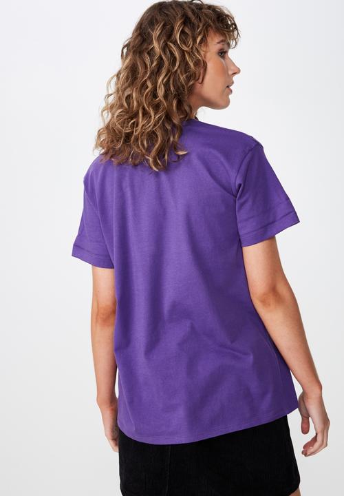 Cotton On - Classic band purple rain tee - purple