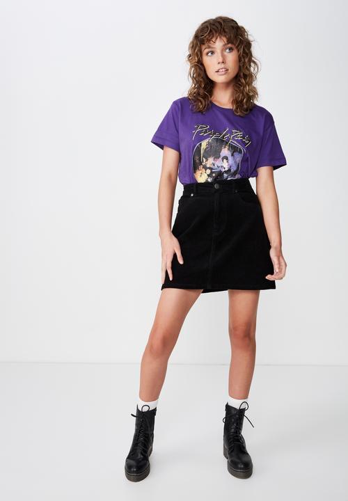 Cotton On - Classic band purple rain tee - purple