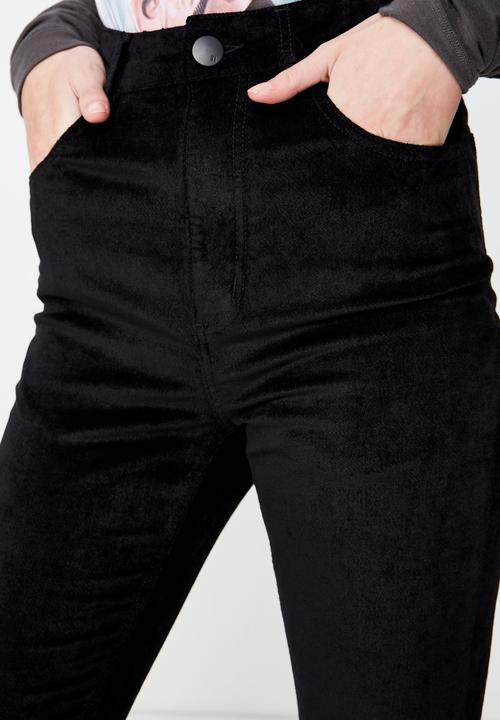 Cotton On - High rise skinny jeans - black