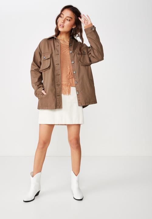 Cotton On - Workwear jacket - brown