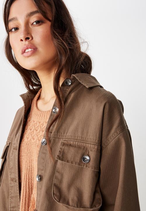 Cotton On - Workwear jacket - brown