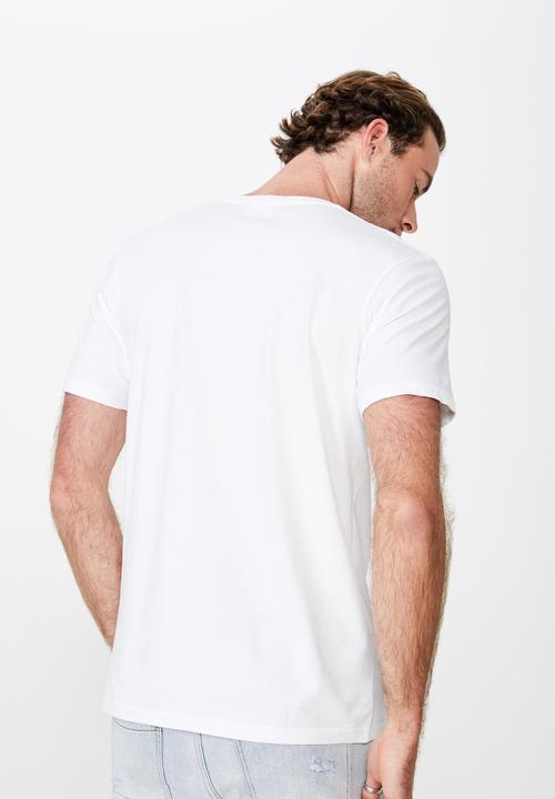 Cotton On - Tbar collab tee - white