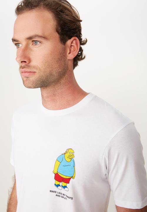 Cotton On - Tbar collab tee - white