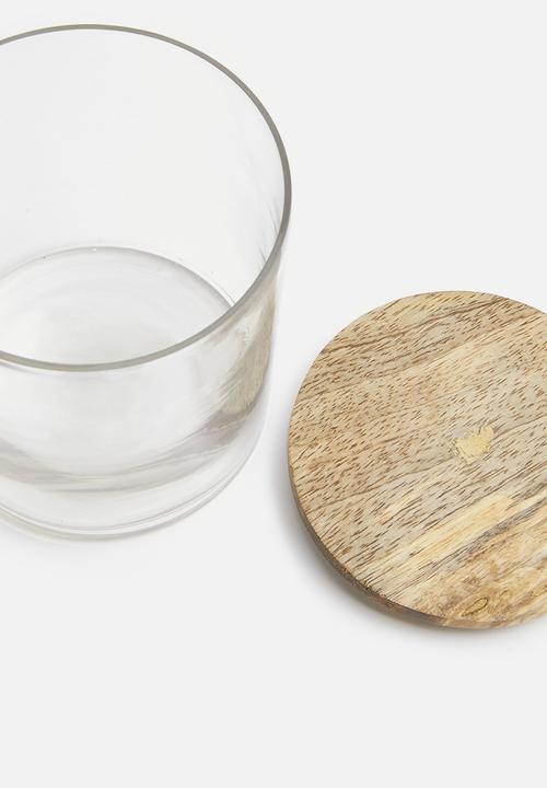 Sixth Floor - Wooden top storage canister