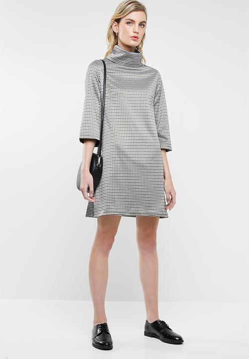Superbalist - High neck shift dress - multi