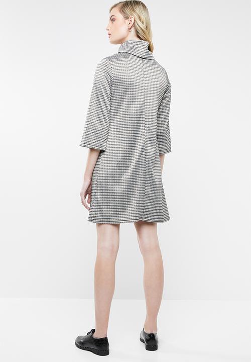 Superbalist - High neck shift dress - multi