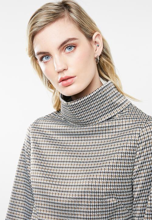 Superbalist - High neck shift dress - multi