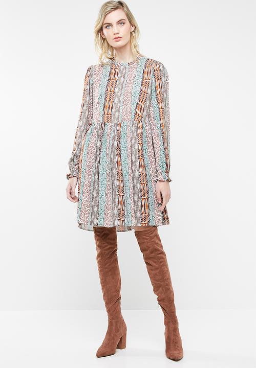 Superbalist - Pie crust shift dress - multi