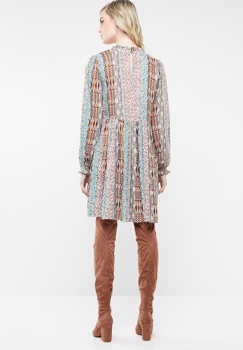 Superbalist - Pie crust shift dress - multi