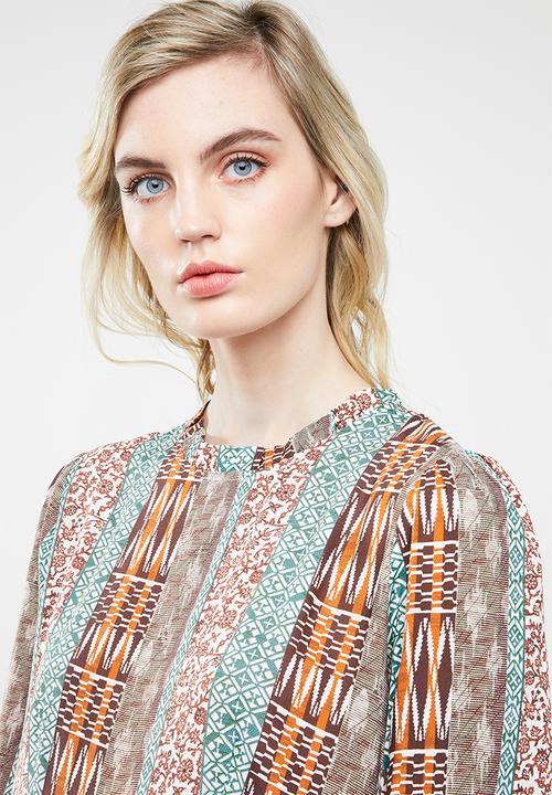Superbalist - Pie crust shift dress - multi