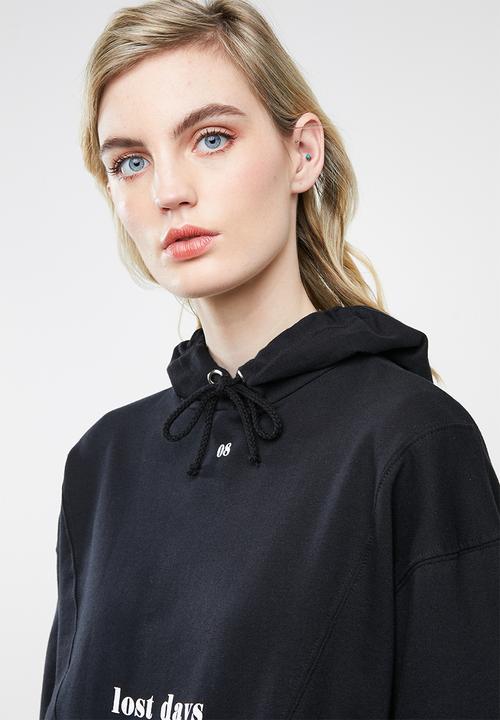 Superbalist - Longline hood - black