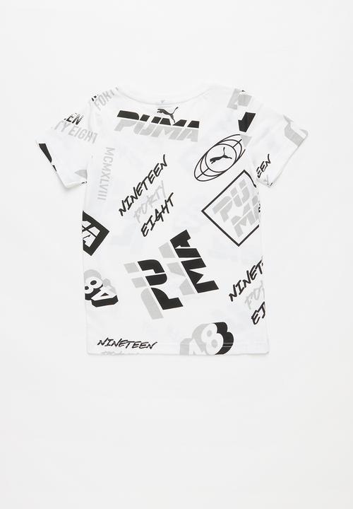 PUMA - Kids alpha graphic tee - multi 
