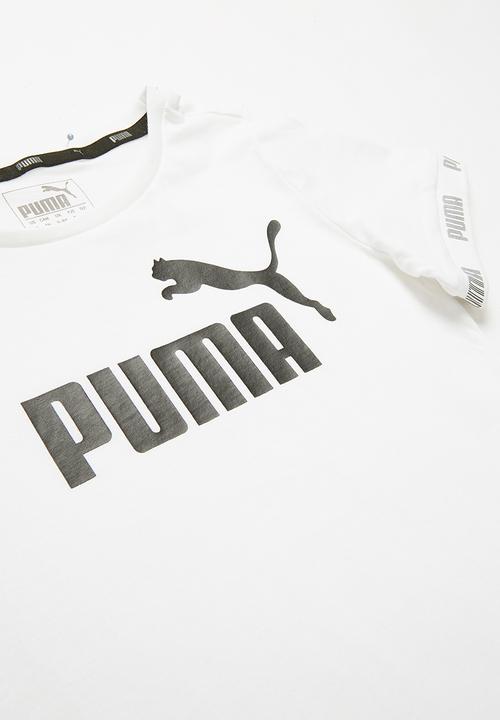 PUMA - Kids amplified tee - white
