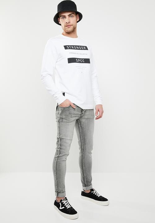 S.P.C.C - Box sweatshirt - white
