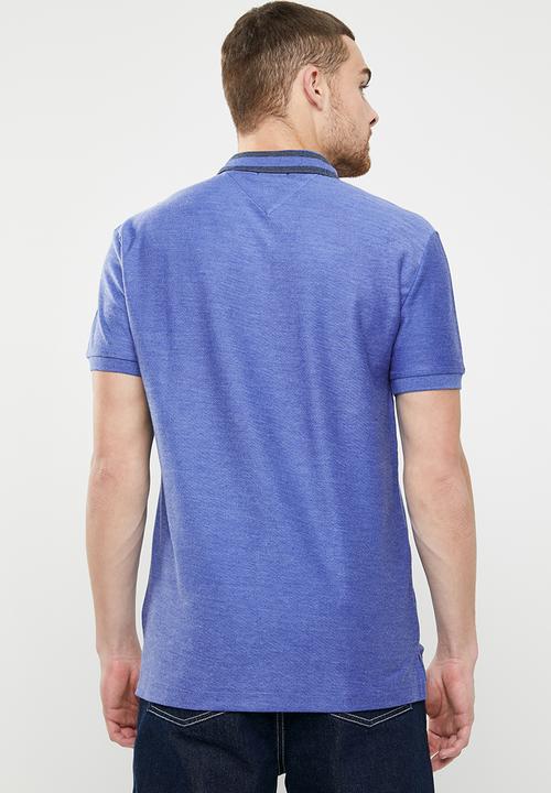 Tommy Hilfiger - Tjm college polo - blue