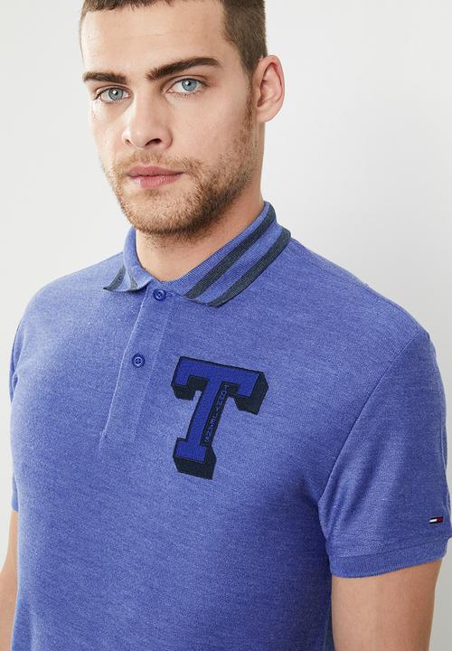 Tommy Hilfiger - Tjm college polo - blue