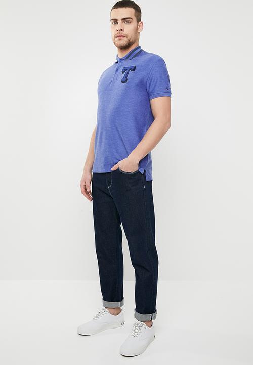 Tommy Hilfiger - Tjm college polo - blue