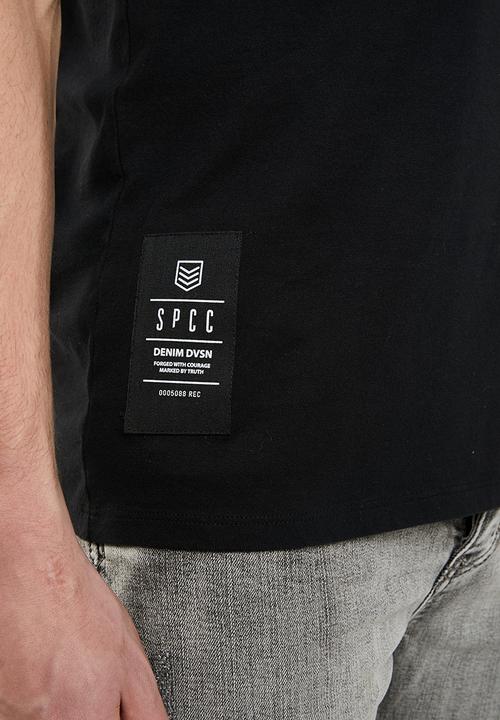 S.P.C.C - Nam T-shirt - black
