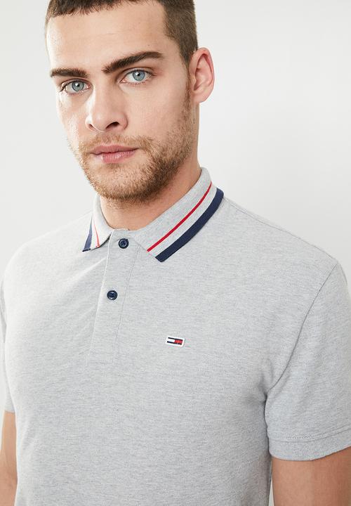 Tommy Hilfiger - Tjm tommy classics short sleeve polo - grey