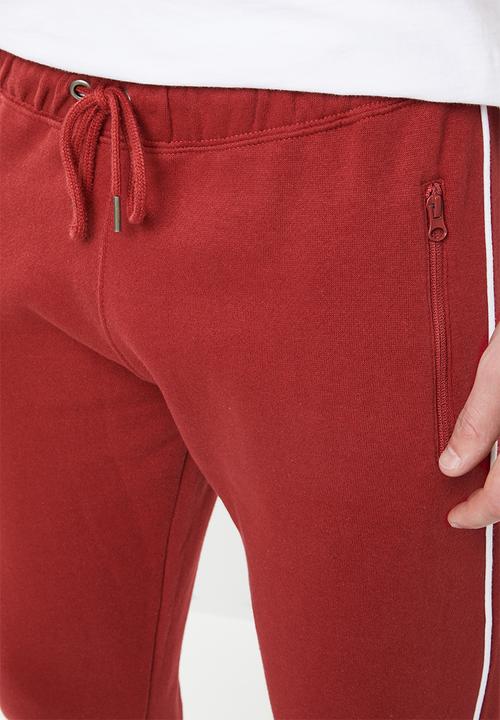 Brave Soul - Stigma joggers - red