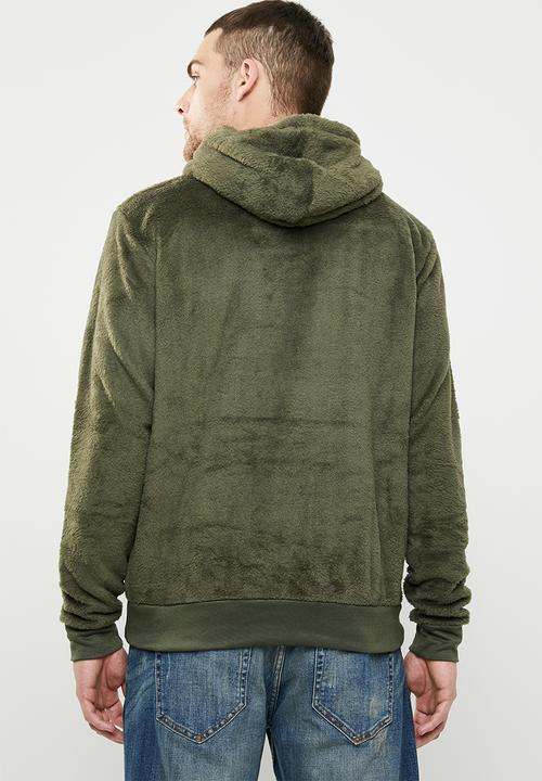 Brave Soul - Axel hooded sweatshirt - khaki