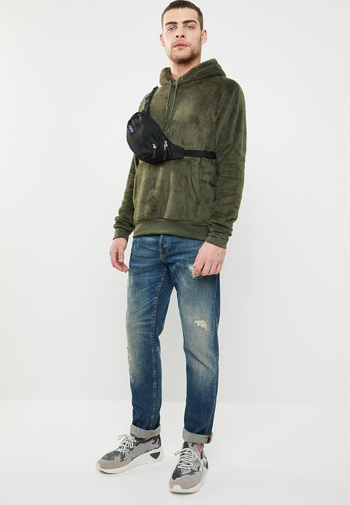 Brave Soul - Axel hooded sweatshirt - khaki