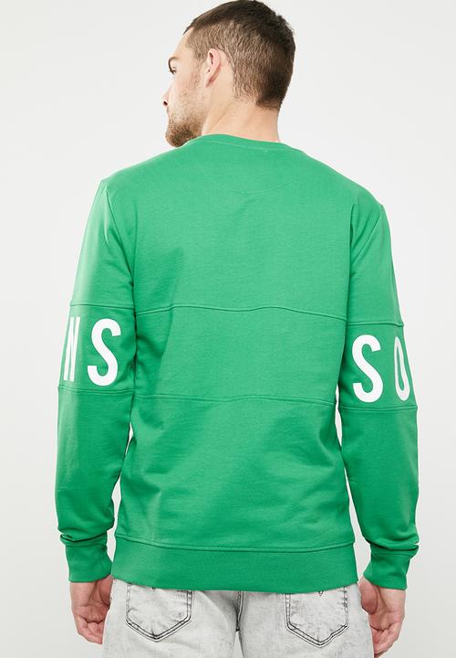 Only & Sons - Napoleon crew neck sweater - green