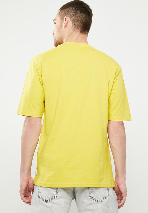 Only & Sons - Ladd short sleeve oversized tee - yellow