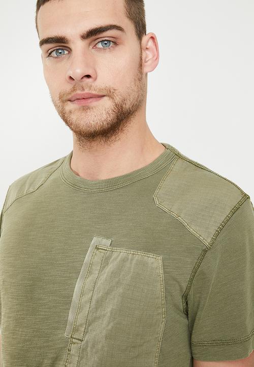 G-STAR - Arris pocket short sleeve T-shirt - green