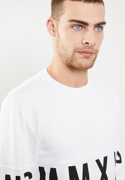 Only & Sons - Napoleon crew neck sweater - white
