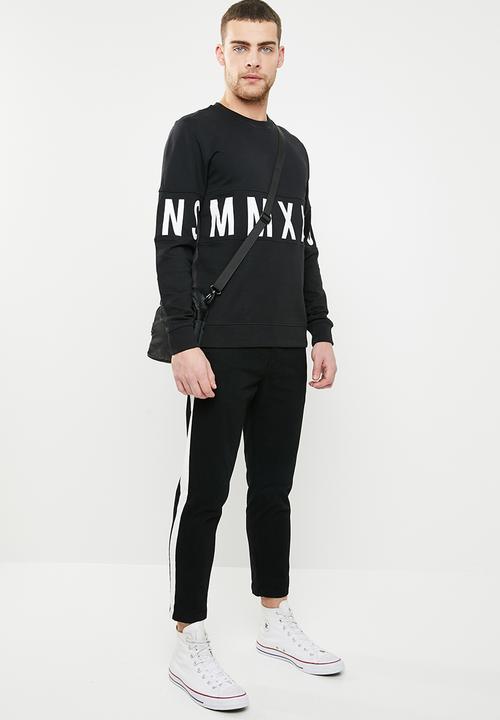 Only & Sons - Napoleon crew neck sweater - black