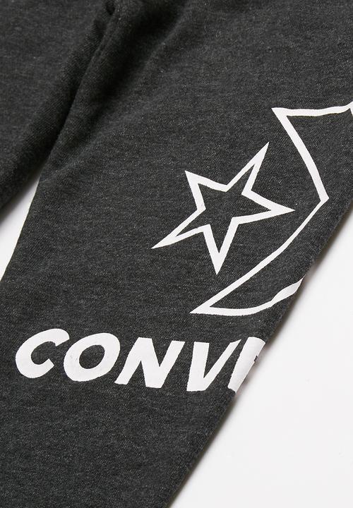Converse - Converse wrap around logo jogger - charcoal