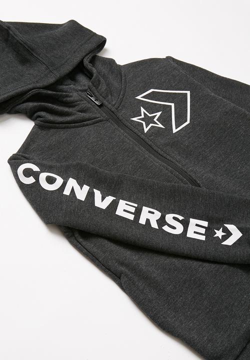 Converse - Converse outline star full zip - charcoal