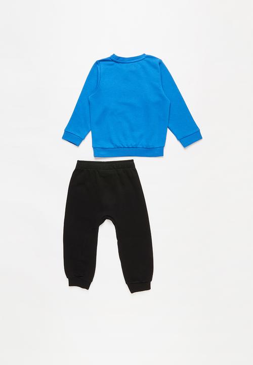 PUMA - Minicats ESS jogger TR - black & blue 
