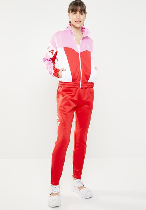 PUMA - XTG 94 track pant - coral & white 