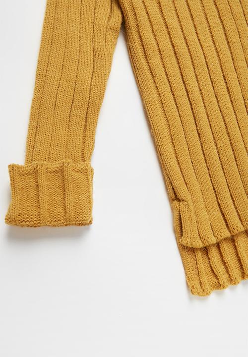 Rebel Republic - Teens ribbed knit - yellow 