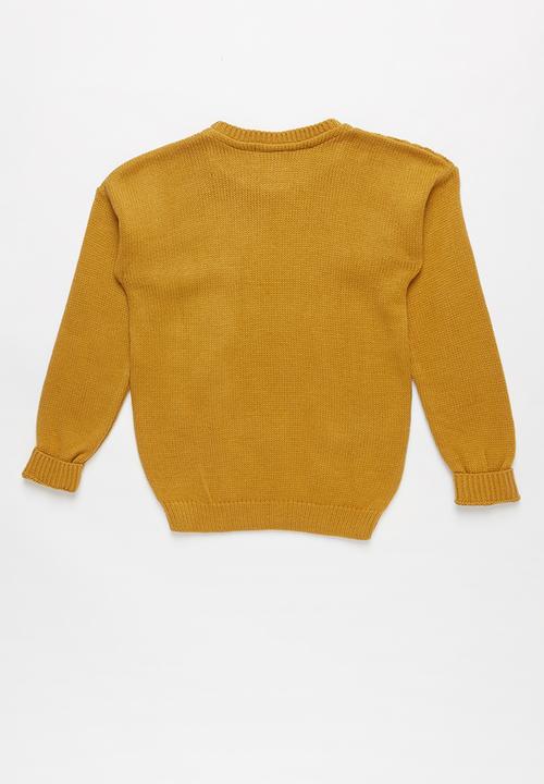 Rebel Republic - Teens rib knit - yellow 