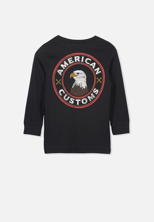 Cotton On - Tom long sleeve tee - black