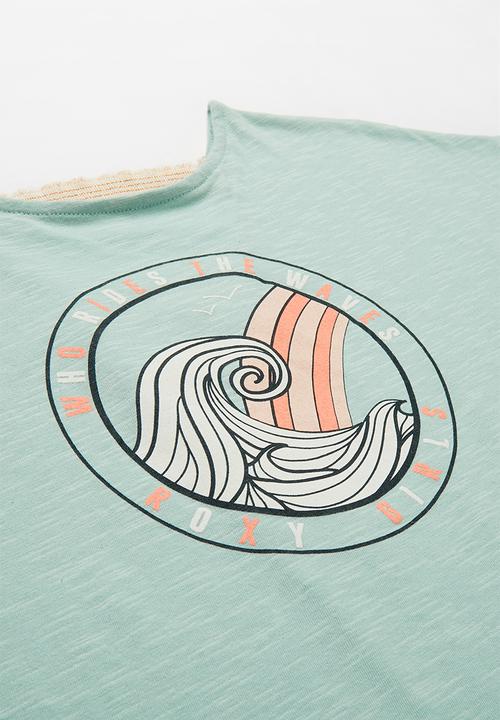 Roxy - Story goes  a tee - turquoise