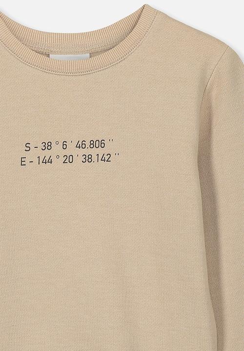 Cotton On - Lachy crew jumper - beige