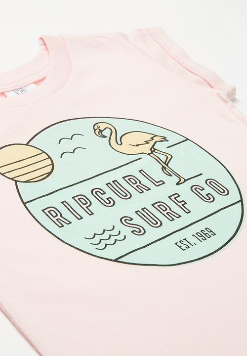 Rip Curl - Mini flamingo cove tee - pink 