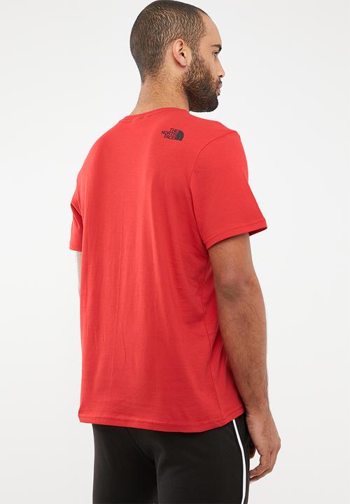 The North Face - Short sleeve easy tee - red