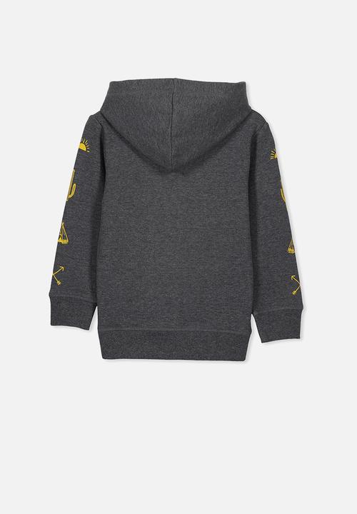 Cotton On - Liam hoodie - charcoal