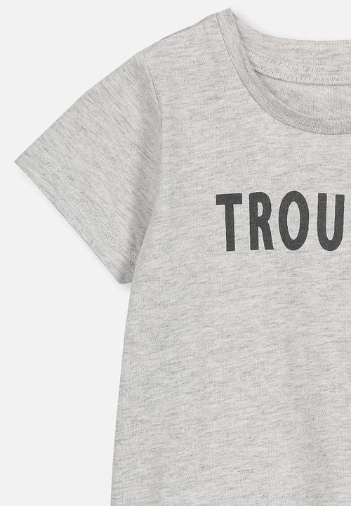 Cotton On - Jamie short sleeve tee - grey