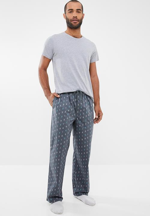 Superbalist - Anchor woven sleep pants - grey